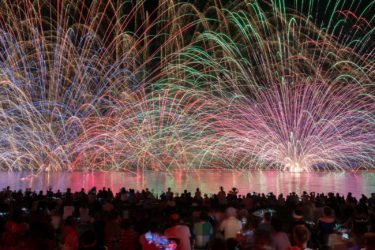 くろべ生地浜海上花火大会（2019/7/28）