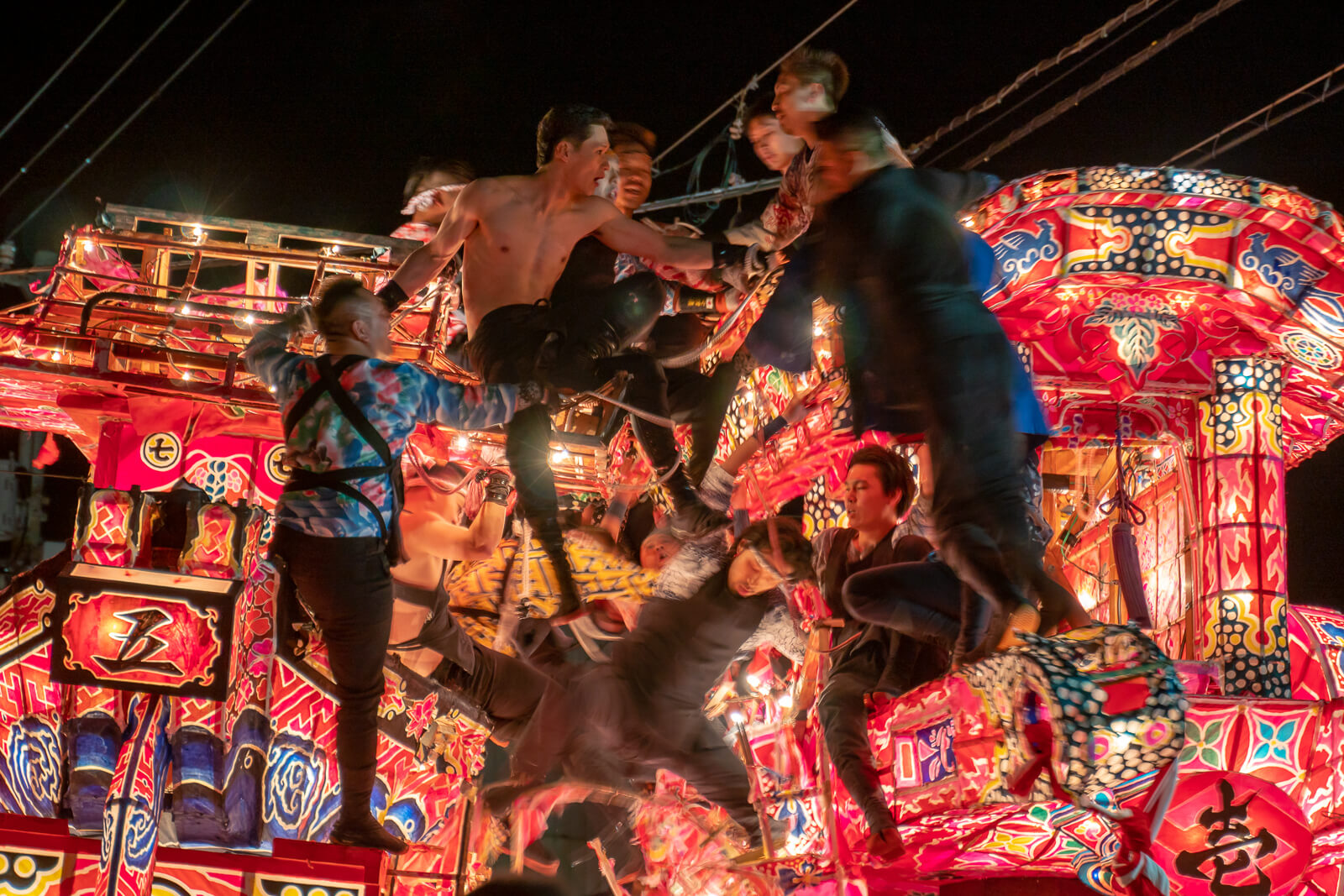 写真】南砺市福野夜高祭 引き合い|VR:北陸