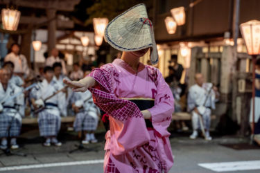 越中八尾おわら風の盆前夜祭初日 天満町（2019/8/20）