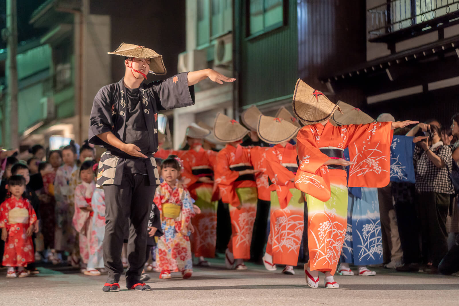 【写真】越中八尾おわら風の盆前夜祭4日目 下新町|VR:北陸