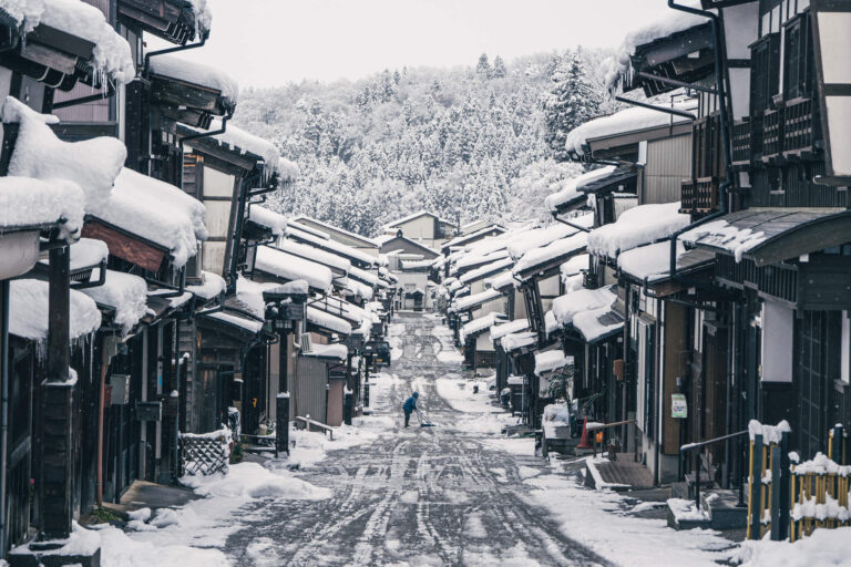 写真】富山市越中八尾の雪景色2020|VR:北陸