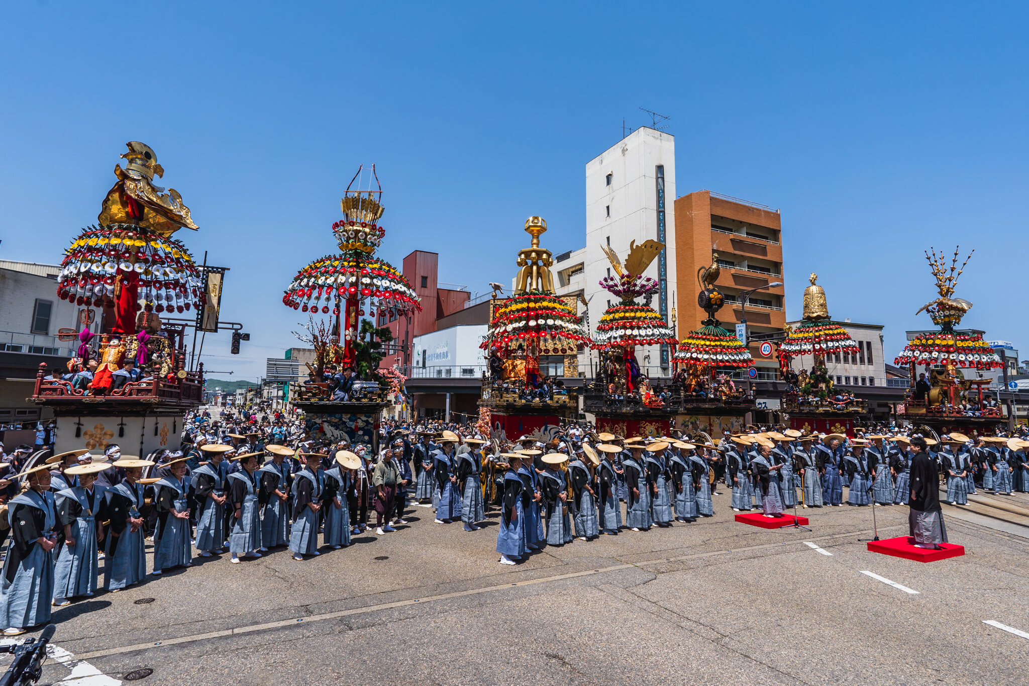 写真】富山県No.1の壮観！高岡御車山祭勢揃式（2023/5/1）|VR:北陸