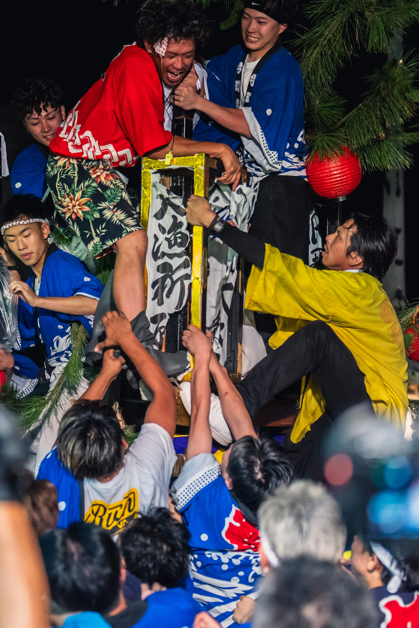 写真】氷見祇園祭の太鼓台ぶつけ合い（2023/7/13-14）|VR:北陸