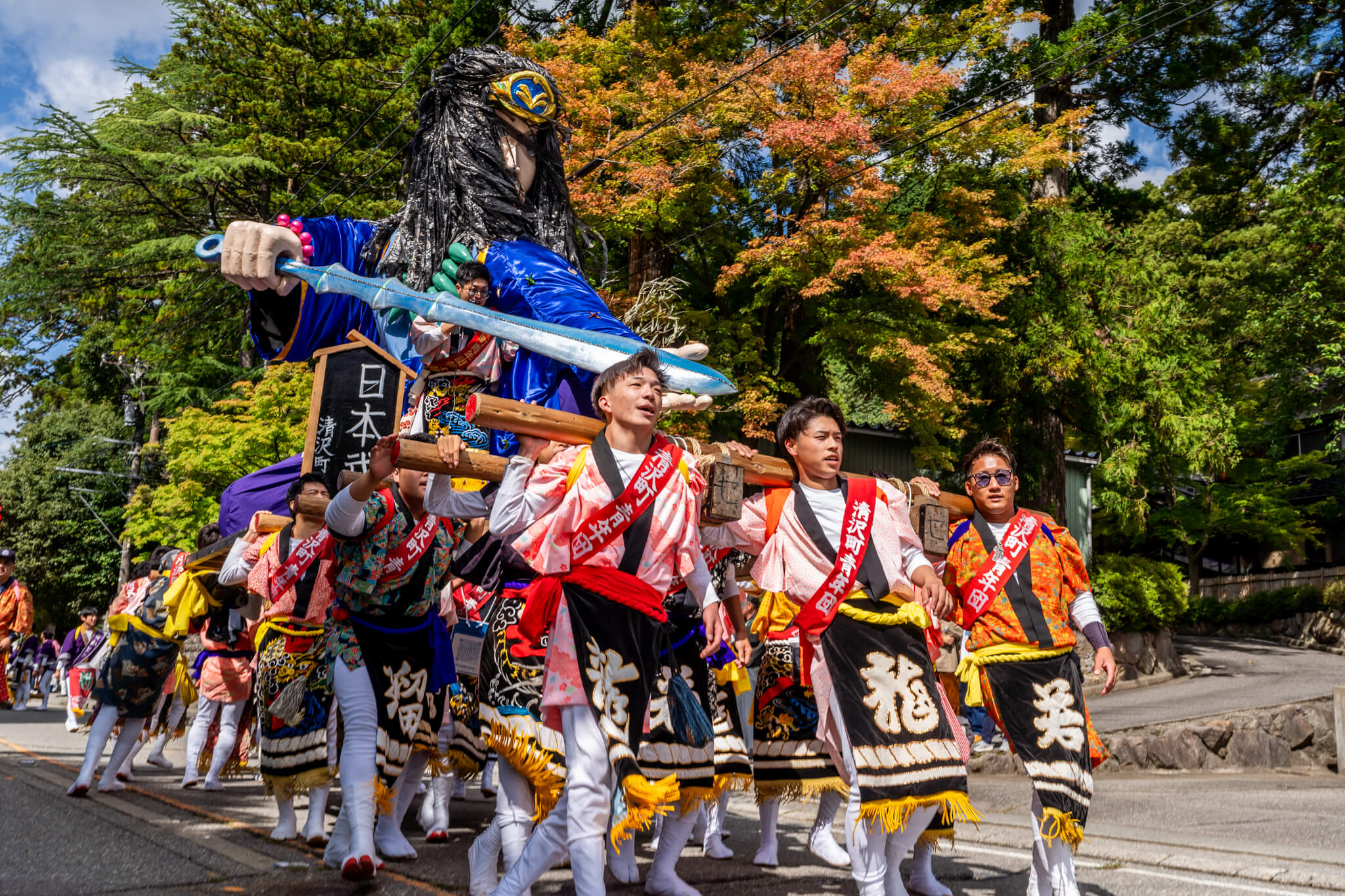 【写真】粋な造り物行列!ほうらい祭り1日目(2023/10/7)|VR:北陸