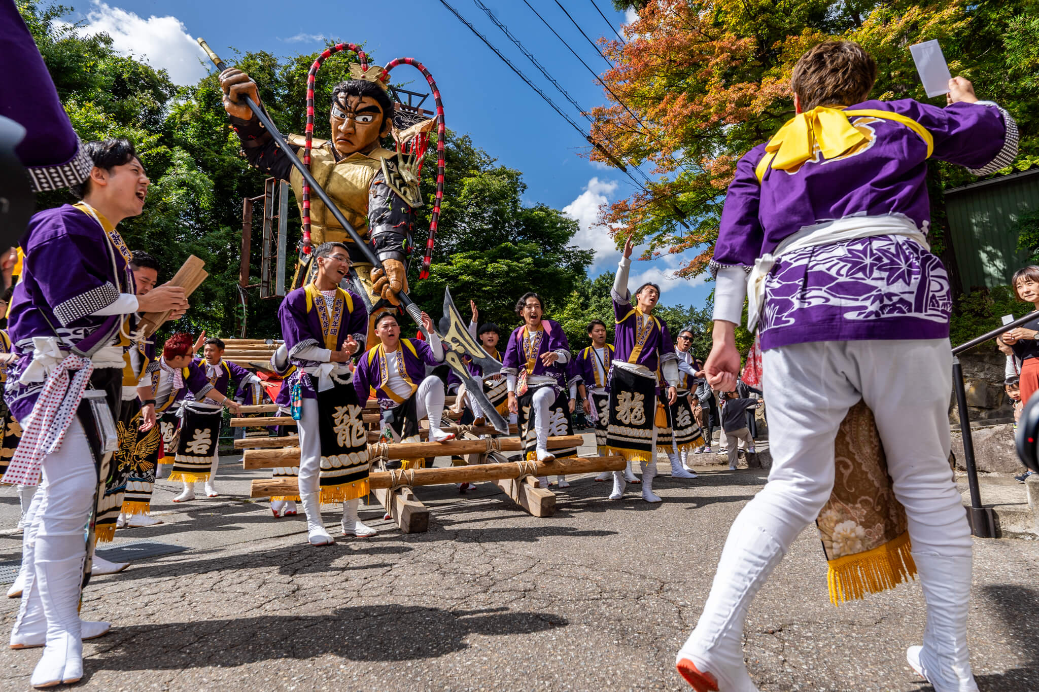 【写真】粋な造り物行列!ほうらい祭り1日目(2023/10/7)|VR:北陸