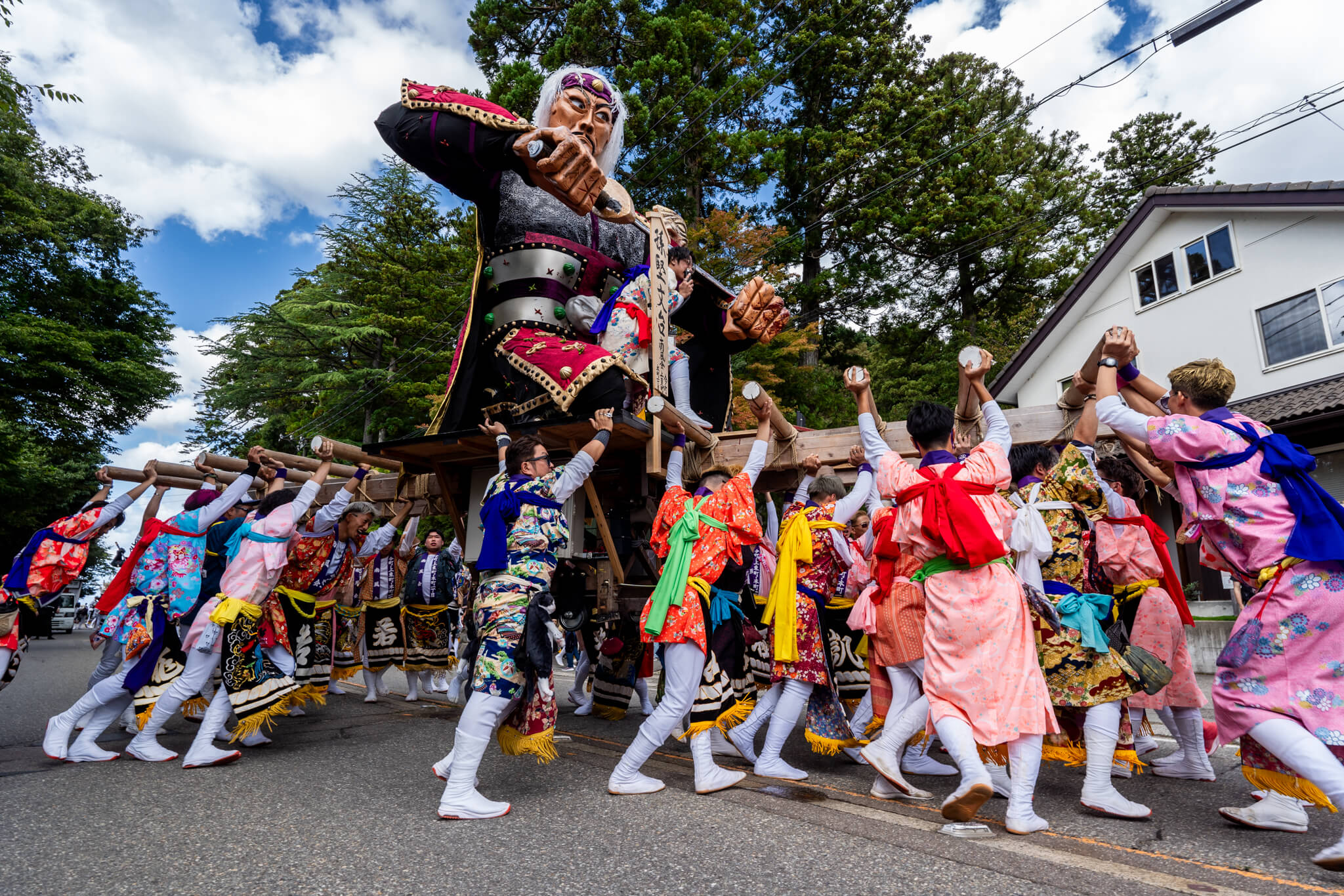 【写真】粋な造り物行列!ほうらい祭り1日目(2023/10/7)|VR:北陸