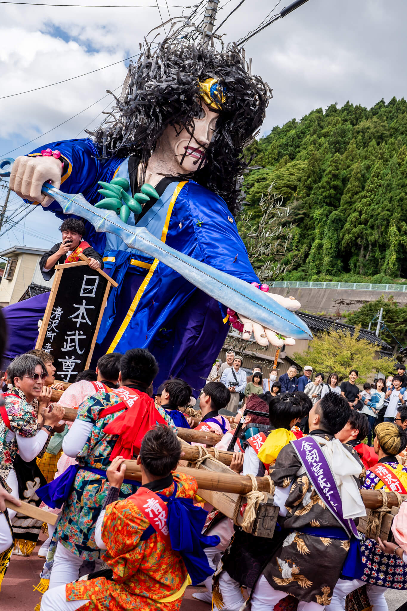 【写真】粋な造り物行列!ほうらい祭り1日目(2023/10/7)|VR:北陸