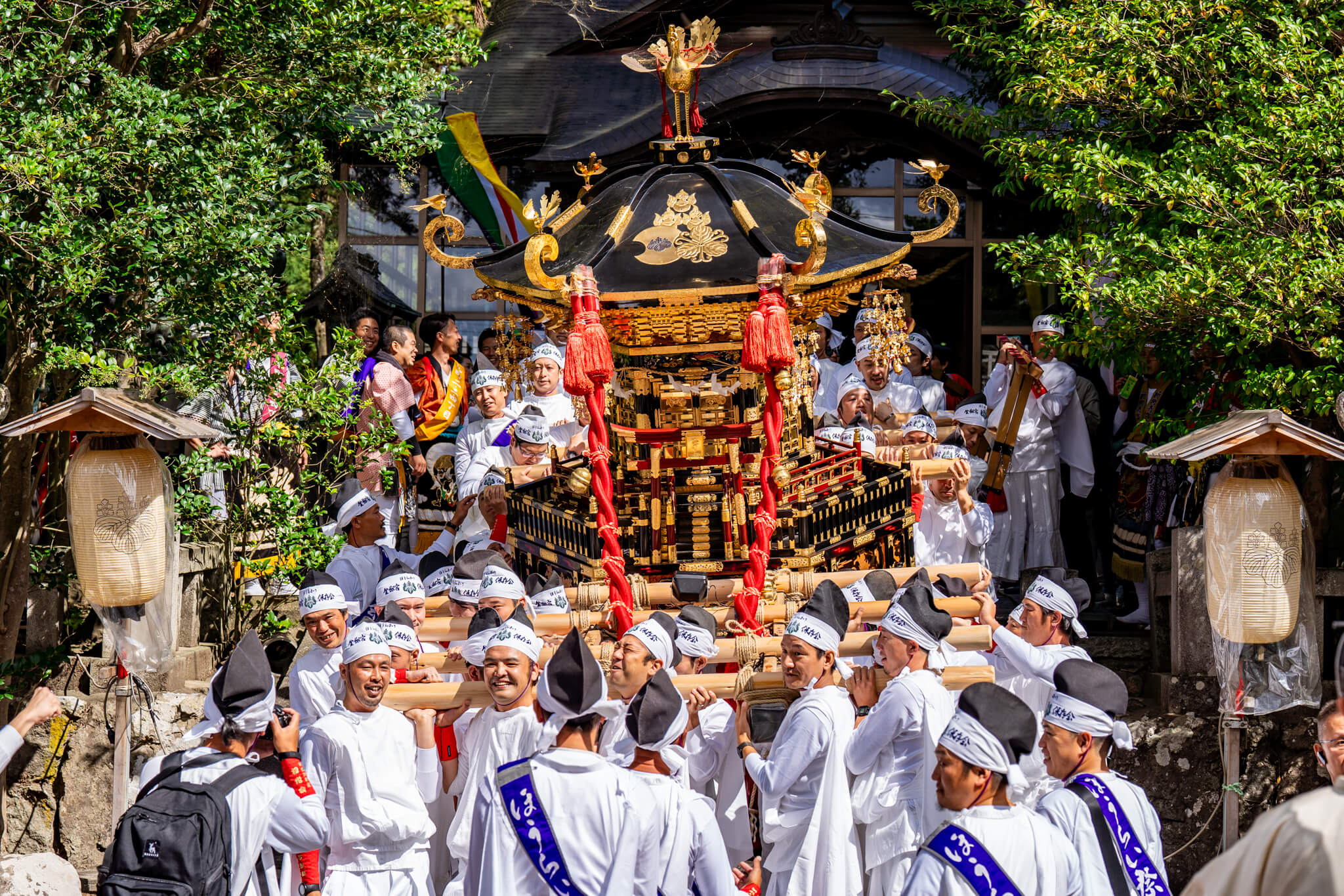 【写真】粋な造り物行列!ほうらい祭り1日目(2023/10/7)|VR:北陸
