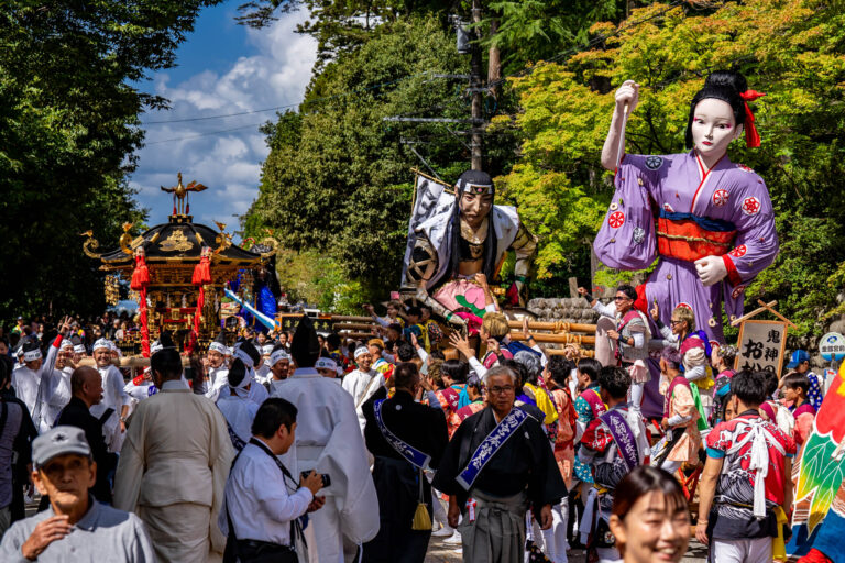 【写真】粋な造り物行列!ほうらい祭り1日目(2023/10/7)|VR:北陸