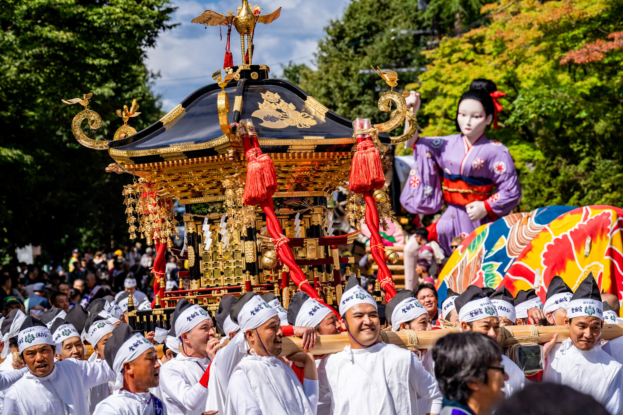 【写真】粋な造り物行列!ほうらい祭り1日目(2023/10/7)|VR:北陸