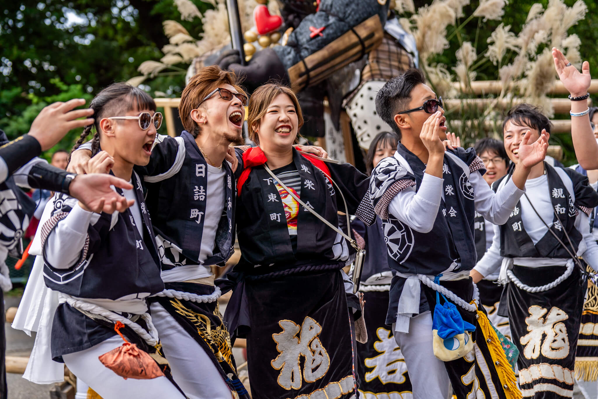 【写真】粋な造り物行列!ほうらい祭り1日目(2023/10/7)|VR:北陸