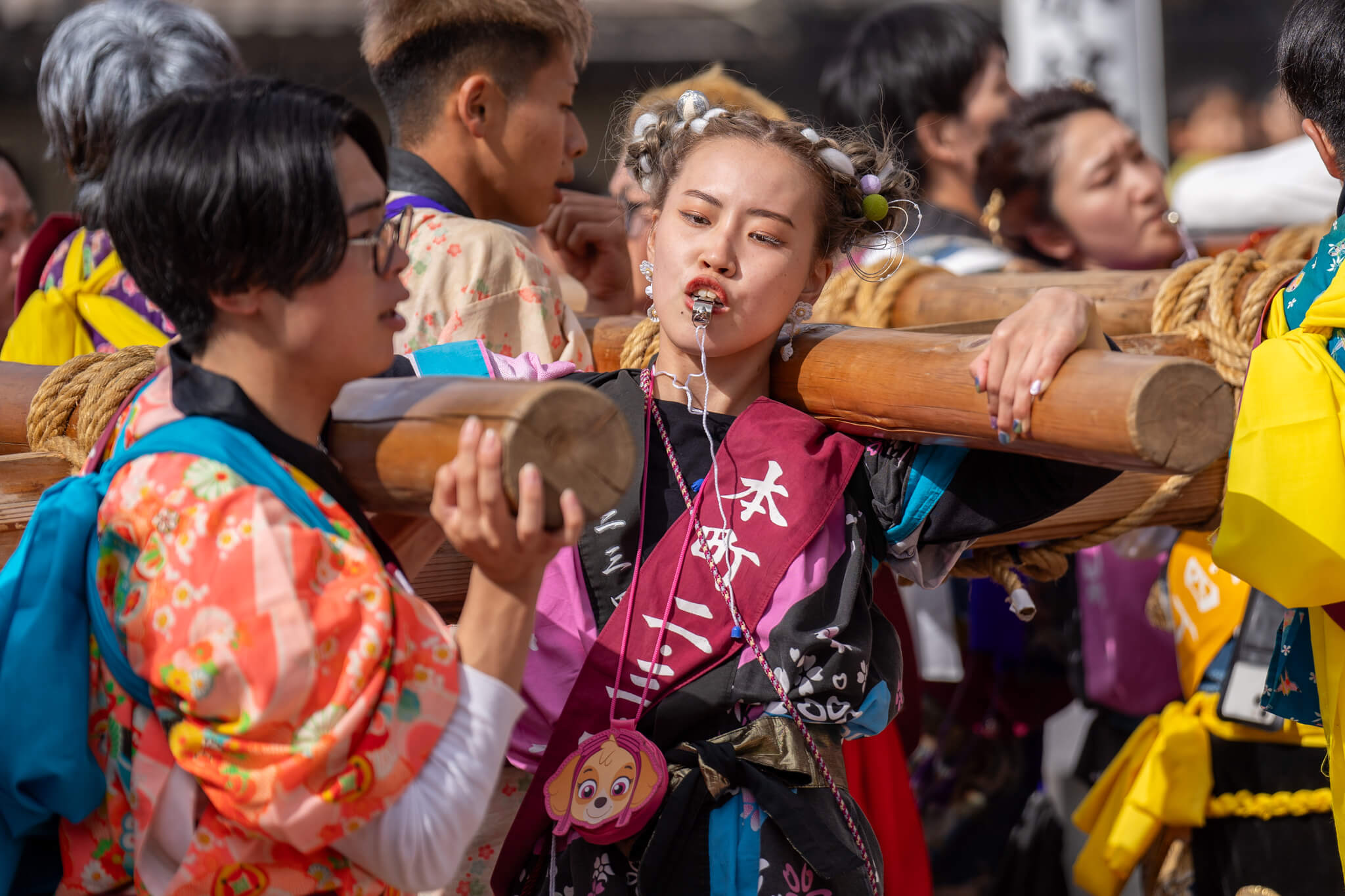 【写真】粋な造り物行列!ほうらい祭り1日目(2023/10/7)|VR:北陸