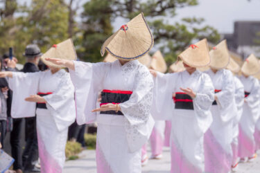 国宝瑞龍寺門前 八丁道おわら流し（2024/3/31）