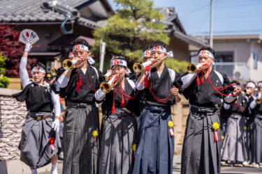 勇壮なラッパの音色が響き渡る！白山市美川おかえり祭り1日目前編（2024/5/18）
