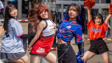 富山駅前つながる音楽祭 チアダンス(G.O.W、Leap-Blue、ORANGEPUR)（2025/3/23）