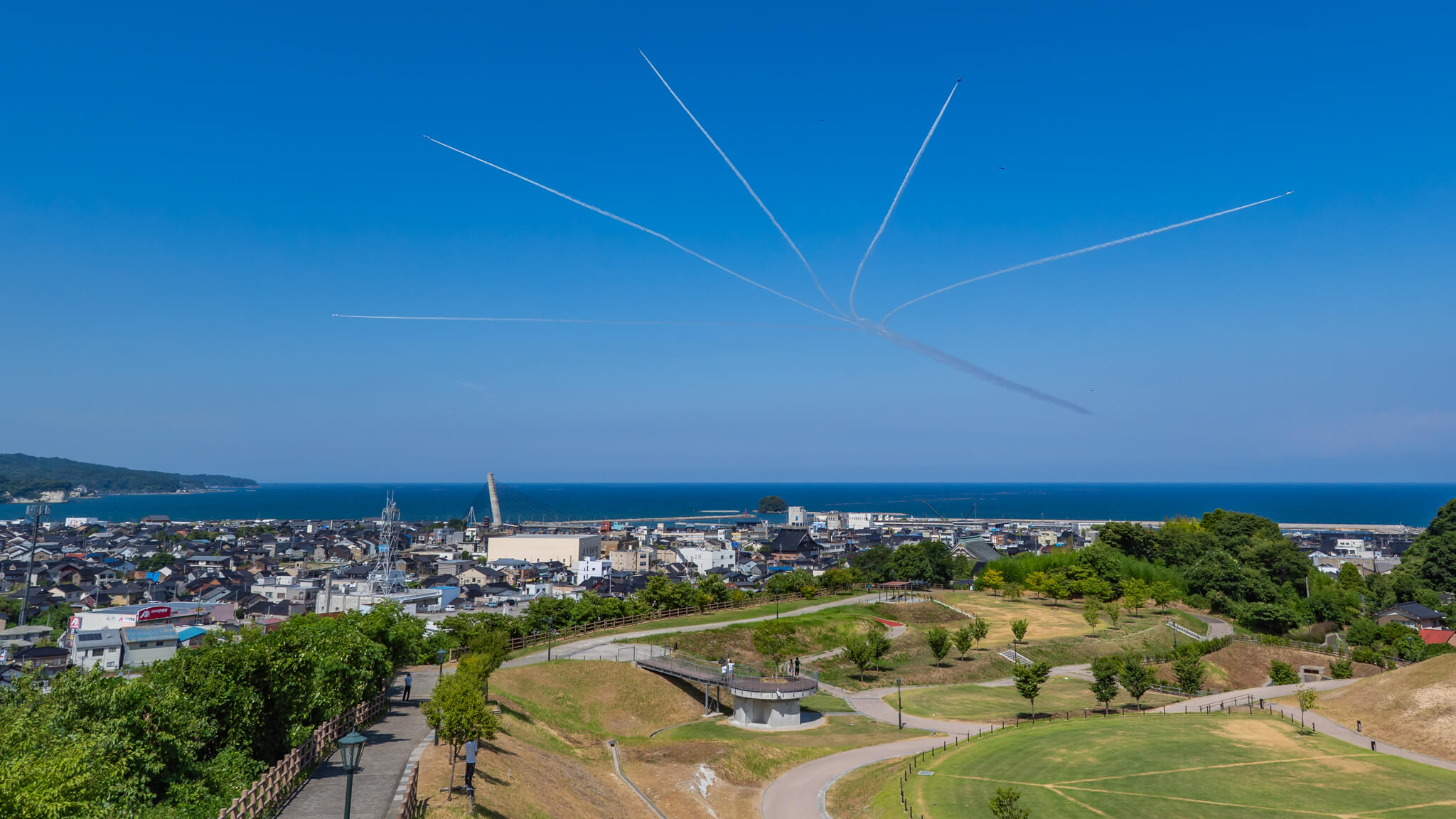写真】第53回ひみまつり(ブルーインパルス展示飛行、花火大会)（2025/8