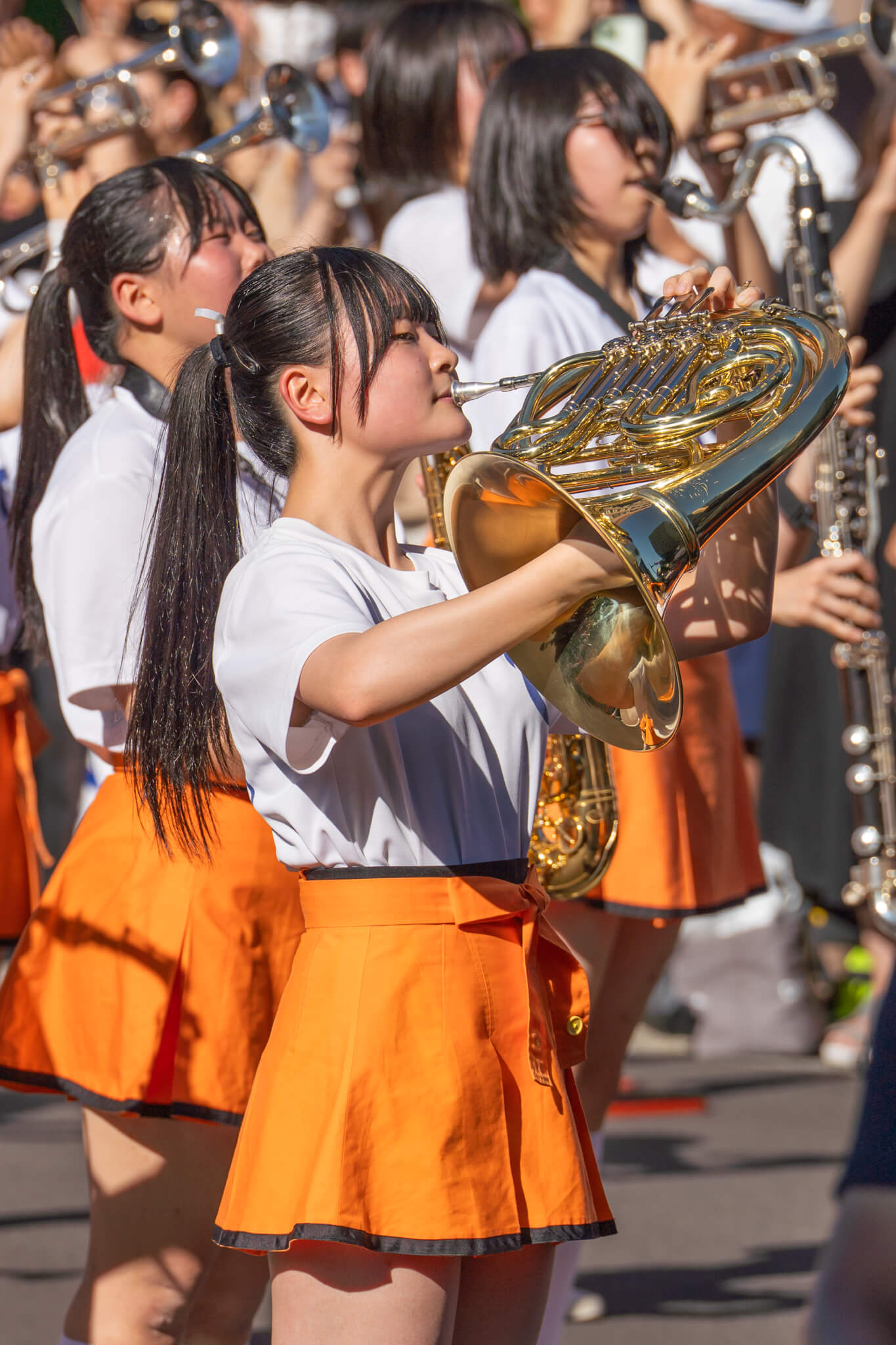 写真】金沢ゆめ街道2025① 京都橘高校吹奏楽部マーチングパレード