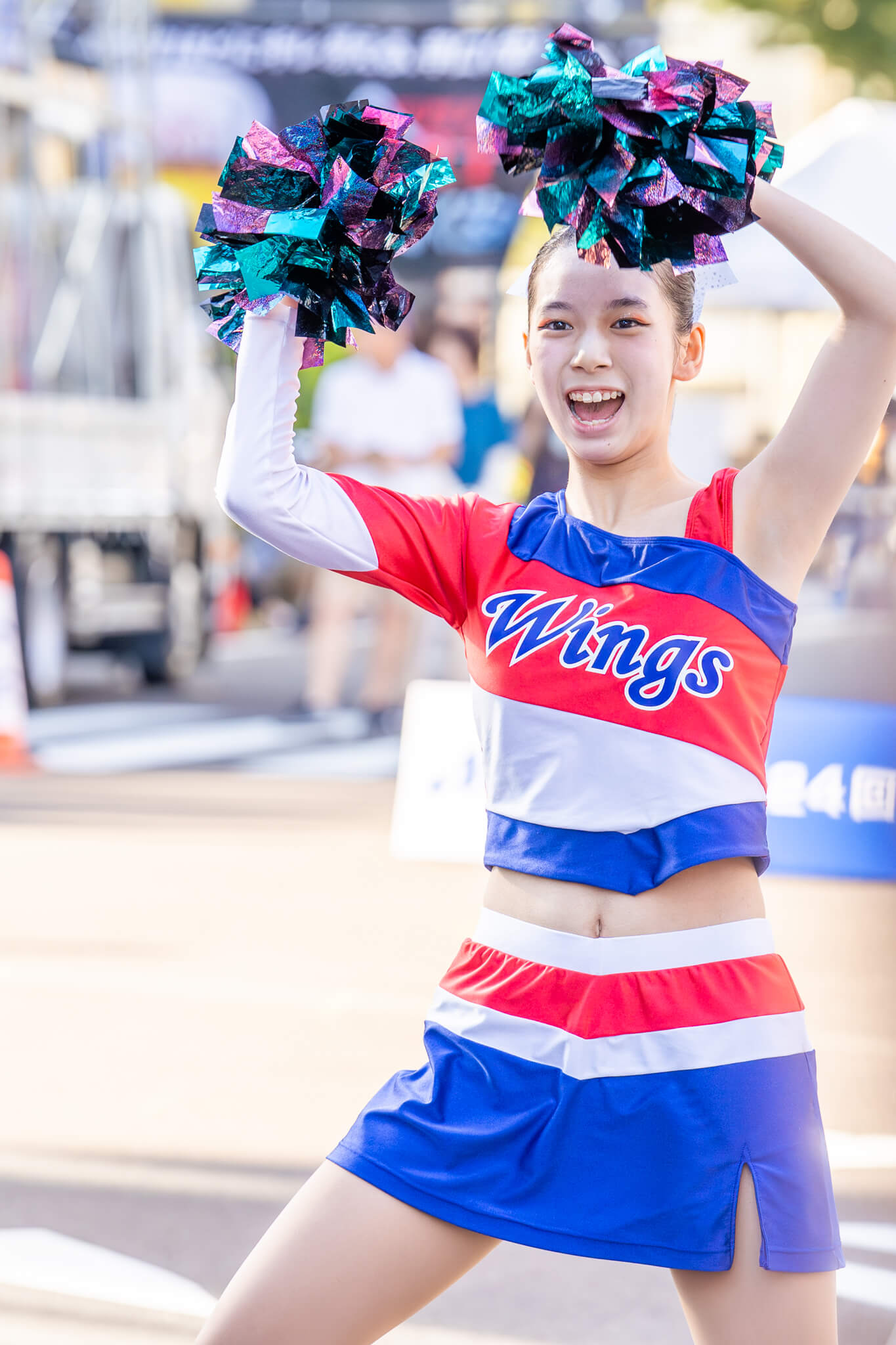 写真】金沢ゆめ街道2025② チアダンス・バトントワリング・おわら踊り