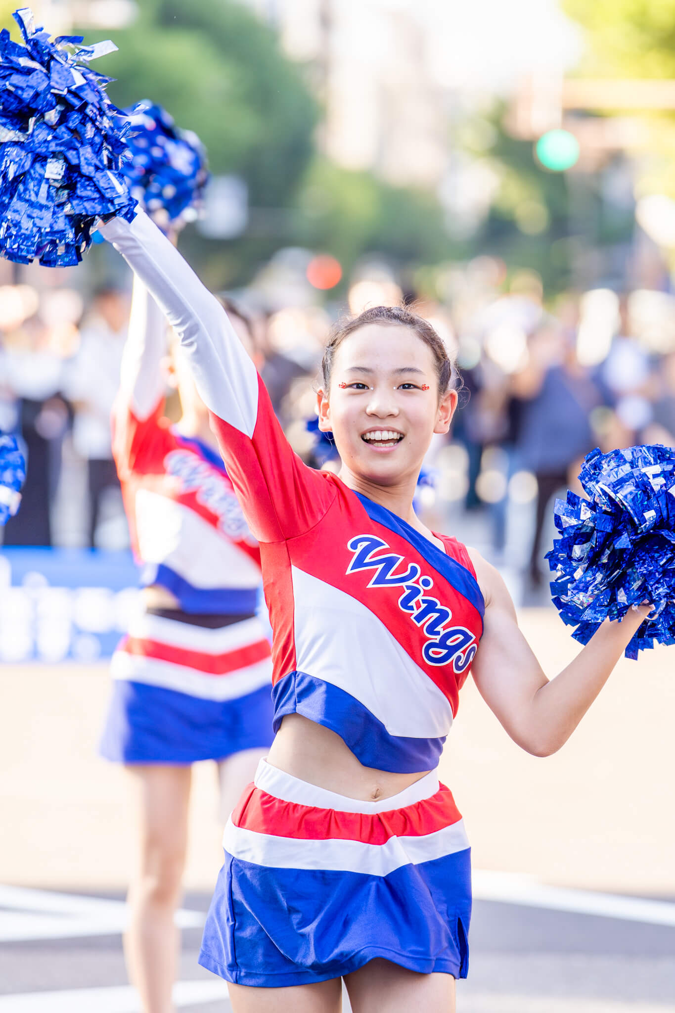 写真】金沢ゆめ街道2025② チアダンス・バトントワリング・おわら踊り