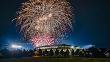 カターレ夏祭ハームタイム花火 Leap-Blueチアダンス（2025/8/30）